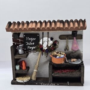 Charming Ecuadorian Kitchen Scene with Rustic Accents